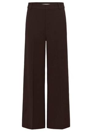 Byxor - BrieIW slit pants – Coffe bean brown